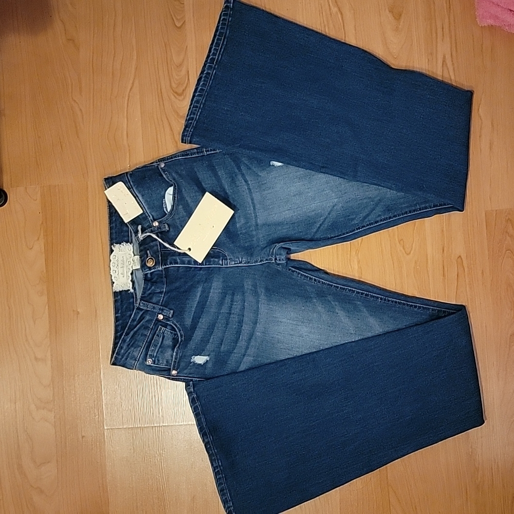 NWT Altar'd State Flare Jeans Distressed